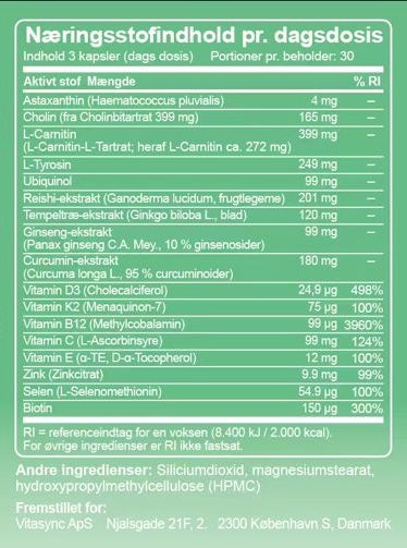 Vitasync Nordic+ – dit daglige kosttilskud